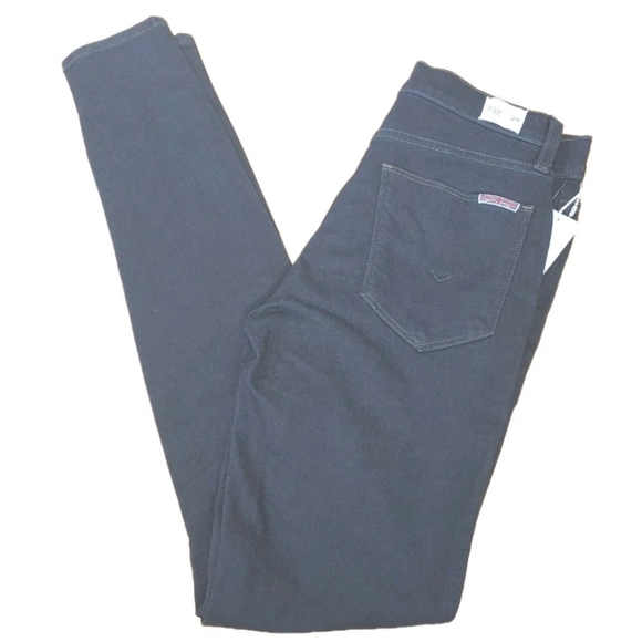 Hudson Blair Super Skinny Jeans Woman 24 High Rise Dark Blue Stretch Denim Nwt - Picture 10 of 10